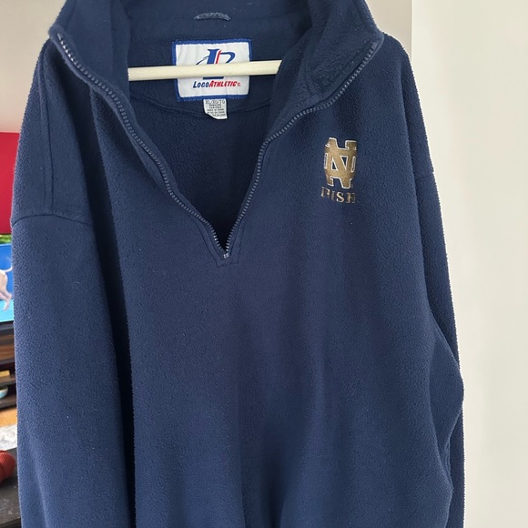 Vintage Notre Dame 90s Logo Athletic fleece - Picture 2 of 5